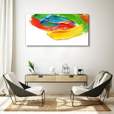 Bild auf leinwand Bunter Farbwirbel
