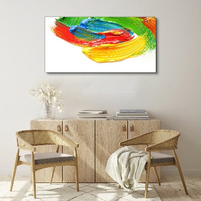 Bild auf leinwand Bunter Farbwirbel