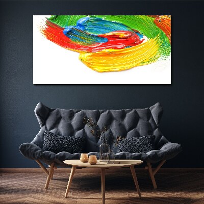 Bild auf leinwand Bunter Farbwirbel