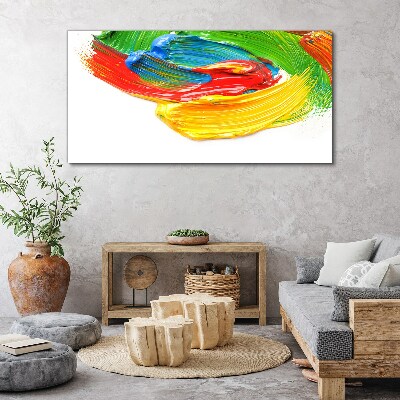 Bild auf leinwand Bunter Farbwirbel
