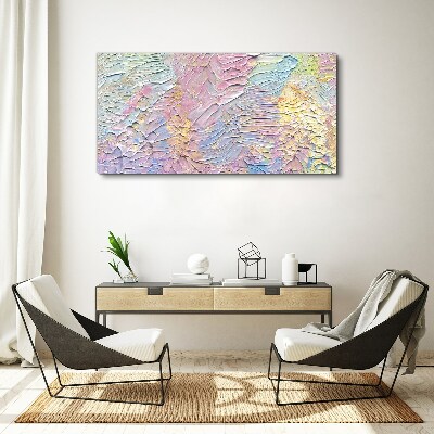 Foto auf leinwand Pastellblumen in Bewegung