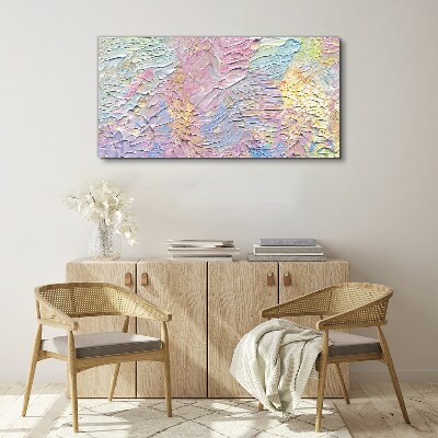 Foto auf leinwand Pastellblumen in Bewegung