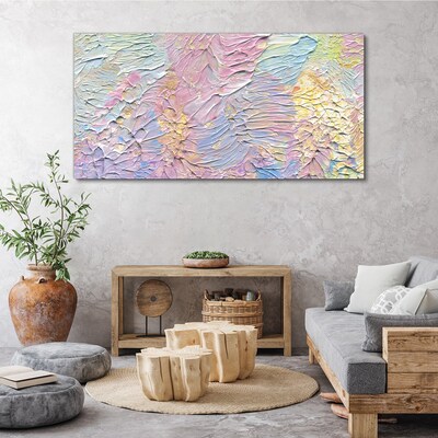 Foto auf leinwand Pastellblumen in Bewegung