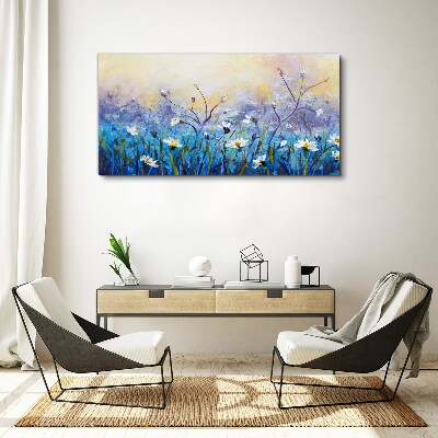 Wandbild Blumen malen