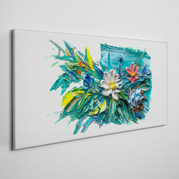 Foto auf leinwand Florale Farbexplosion