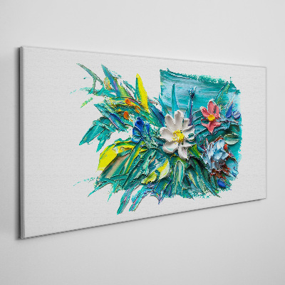 Foto auf leinwand Florale Farbexplosion