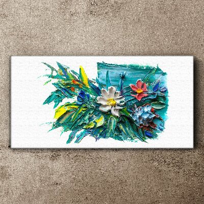 Foto auf leinwand Florale Farbexplosion