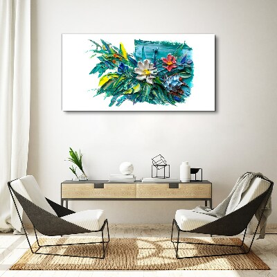 Foto auf leinwand Florale Farbexplosion