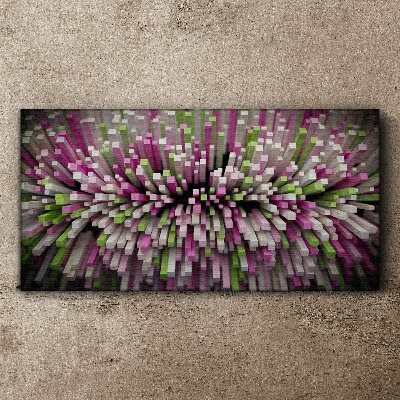 Foto auf leinwand Geometrische Farbexplosion