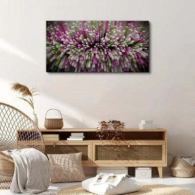 Foto auf leinwand Geometrische Farbexplosion