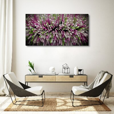 Foto auf leinwand Geometrische Farbexplosion