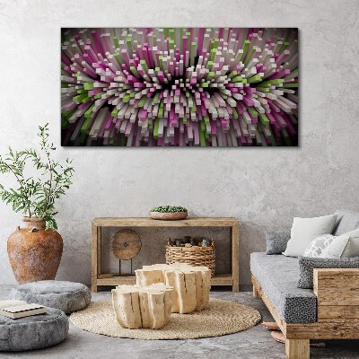 Foto auf leinwand Geometrische Farbexplosion