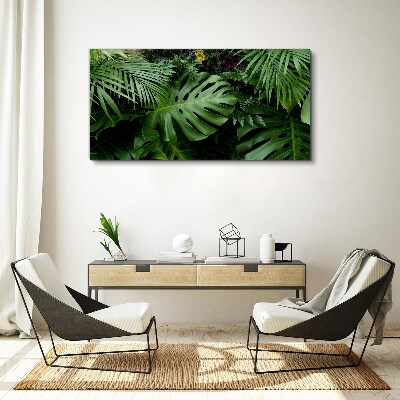 Foto auf leinwand Tropisches Grün in den Tiefen der Natur