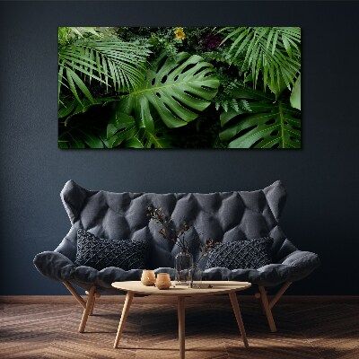 Foto auf leinwand Tropisches Grün in den Tiefen der Natur