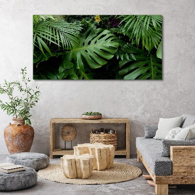 Foto auf leinwand Tropisches Grün in den Tiefen der Natur