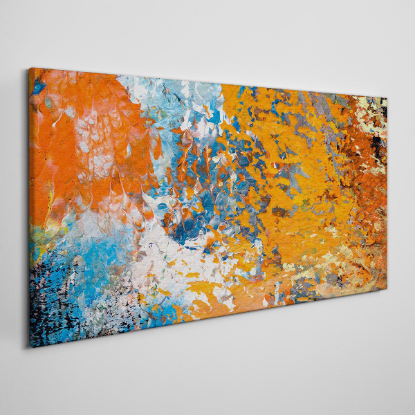 Foto leinwand Dynamische Farben in einer abstrakten Landschaft