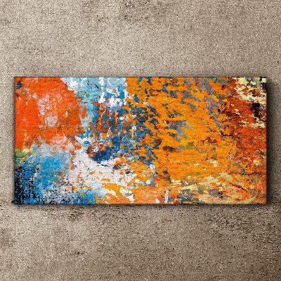 Foto leinwand Dynamische Farben in einer abstrakten Landschaft