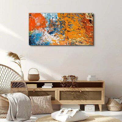 Foto leinwand Dynamische Farben in einer abstrakten Landschaft