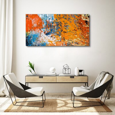 Foto leinwand Dynamische Farben in einer abstrakten Landschaft