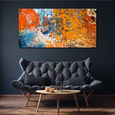 Foto leinwand Dynamische Farben in einer abstrakten Landschaft