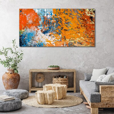 Foto leinwand Dynamische Farben in einer abstrakten Landschaft