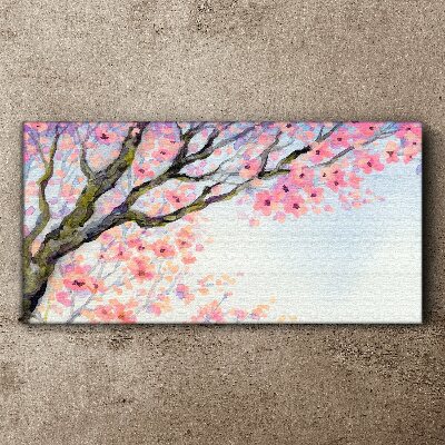 Foto auf leinwand Frühlingsblumenlandschaft