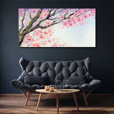 Foto auf leinwand Frühlingsblumenlandschaft