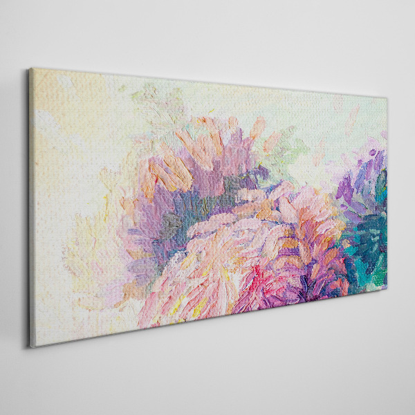 Foto auf leinwand Blumenträume in Pastelltönen
