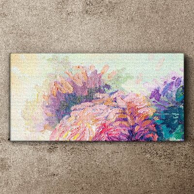 Foto auf leinwand Blumenträume in Pastelltönen