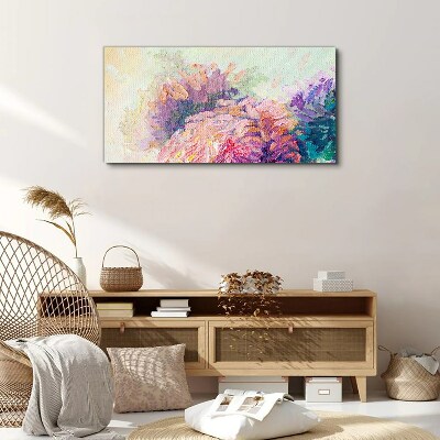 Foto auf leinwand Blumenträume in Pastelltönen