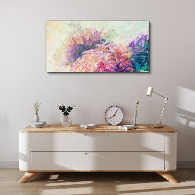 Foto auf leinwand Blumenträume in Pastelltönen