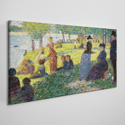 Foto auf leinwand La Grande Jatte Seurat