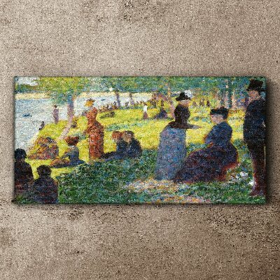 Foto auf leinwand La Grande Jatte Seurat