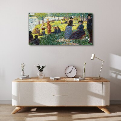 Foto auf leinwand La Grande Jatte Seurat