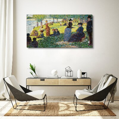 Foto auf leinwand La Grande Jatte Seurat