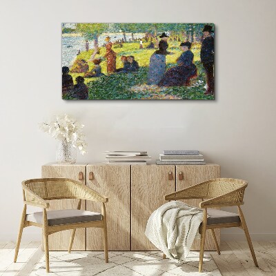 Foto auf leinwand La Grande Jatte Seurat