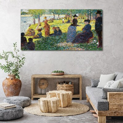 Foto auf leinwand La Grande Jatte Seurat