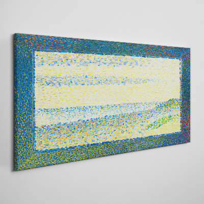 Foto leinwand Farbwellen im Sommerlicht