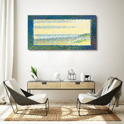 Foto leinwand Farbwellen im Sommerlicht