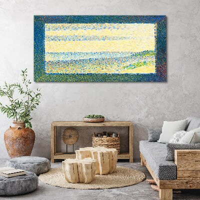 Foto leinwand Farbwellen im Sommerlicht