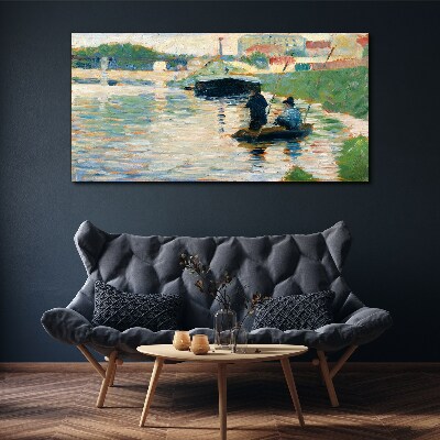 Foto auf leinwand Blick von der Seine Seurat