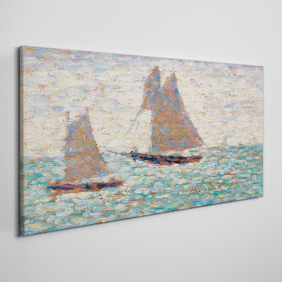 Foto auf leinwand Segelt auf ruhiger See