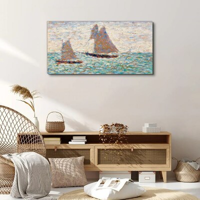 Foto auf leinwand Segelt auf ruhiger See