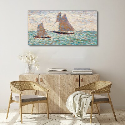 Foto auf leinwand Segelt auf ruhiger See