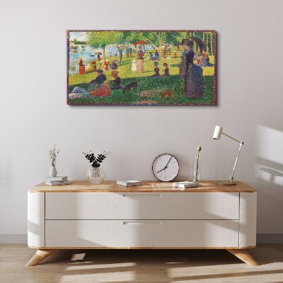 Foto auf leinwand Ein Sommertag am See