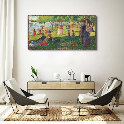 Foto auf leinwand Ein Sommertag am See