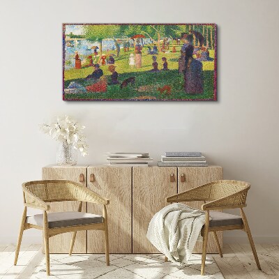 Foto auf leinwand Ein Sommertag am See