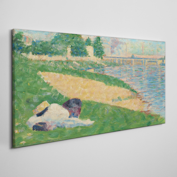 Foto auf leinwand Sommerfaulheit am Wasser