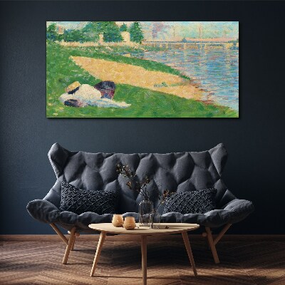 Foto auf leinwand Sommerfaulheit am Wasser