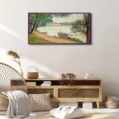 Fotobilder Eine friedliche Landschaft am Fluss